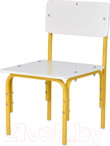 Изображение товара Стул детский Фея Мой малыш / 0002742.29 (белый/желтый)