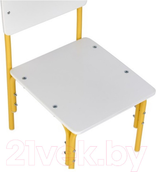 Изображение товара Стул детский Фея Мой малыш / 0002742.29 (белый/желтый)