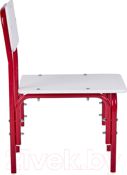 Изображение товара Стул детский Фея Мой малыш / 0002742.28 (белый/красный)