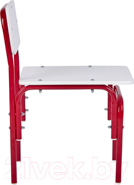 Изображение товара Стул детский Фея Мой малыш / 0002742.28 (белый/красный)