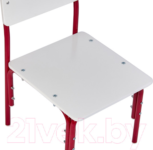 Изображение товара Стул детский Фея Мой малыш / 0002742.28 (белый/красный)