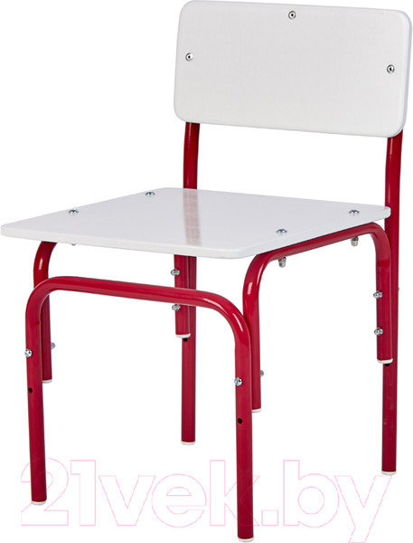 Изображение товара Стул детский Фея Мой малыш / 0002742.28 (белый/красный)