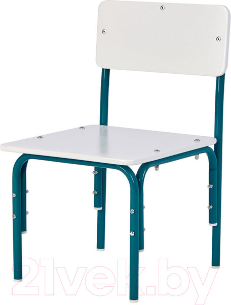 Изображение товара Стул детский Фея Мой малыш / 0002742.32 (белый/морская волна)