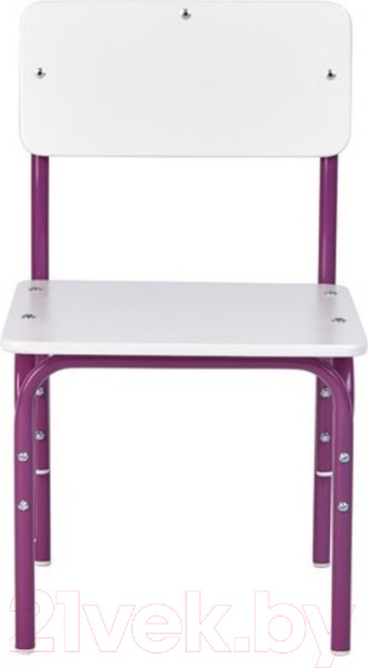 Изображение товара Стул детский Фея Мой малыш / 0002742.30 (белый/фиолетовый)