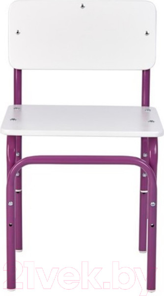 Изображение товара Стул детский Фея Мой малыш / 0002742.30 (белый/фиолетовый)