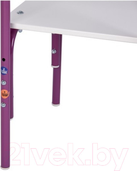 Изображение товара Стул детский Фея Мой малыш / 0002742.30 (белый/фиолетовый)