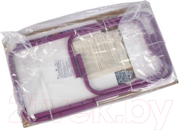 Изображение товара Стул детский Фея Мой малыш / 0002742.30 (белый/фиолетовый)