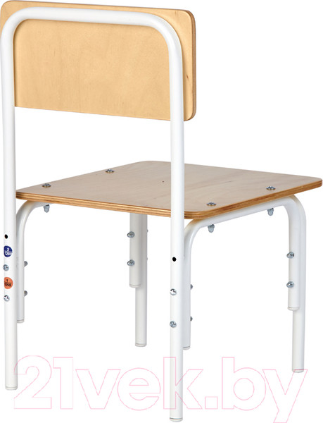 Изображение товара Стул детский Фея Мой малыш / 0002742.24 (натуральный/белый)