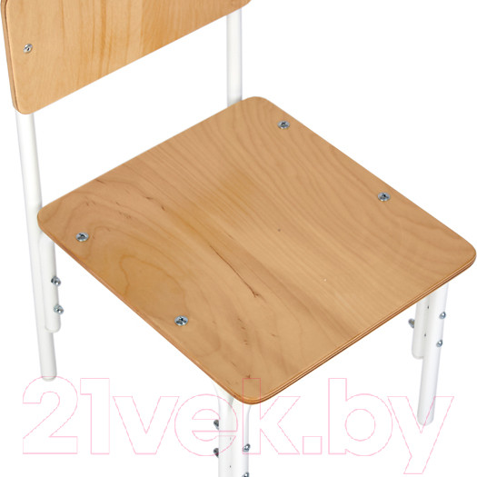 Изображение товара Стул детский Фея Мой малыш / 0002742.24 (натуральный/белый)