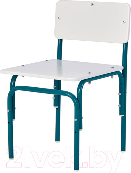 Изображение товара Стул детский Фея Мой малыш / 0002743.32 (белый/морская волна)