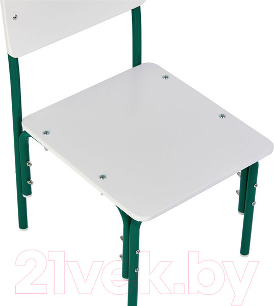 Изображение товара Стул детский Фея Мой малыш / 0002744.26 (белый/зеленый)