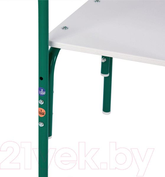 Изображение товара Стул детский Фея Мой малыш / 0002744.26 (белый/зеленый)