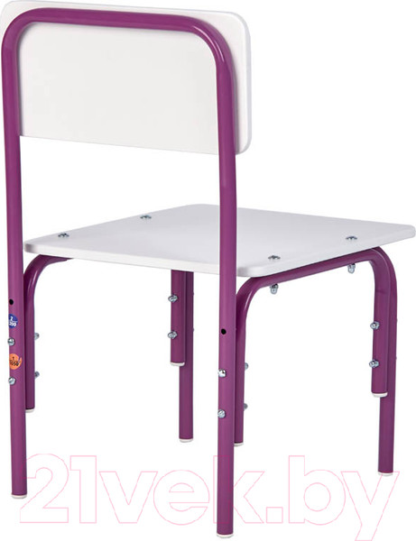 Изображение товара Стул детский Фея Мой малыш / 0002744.30 (белый/фиолетовый)