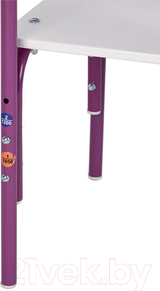 Изображение товара Стул детский Фея Мой малыш / 0002744.30 (белый/фиолетовый)