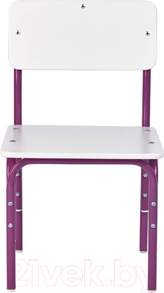 Изображение товара Стул детский Фея Мой малыш / 0002744.30 (белый/фиолетовый)