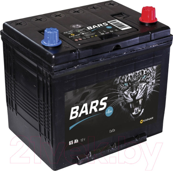 Изображение товара Автомобильный аккумулятор BARS Asia 6СТ-65 Рус L+ 600A (65 А/ч)