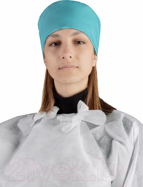 Изображение товара Набор шапочек рабочих Sled Хлопок (One Size, бирюзовый, 3шт)