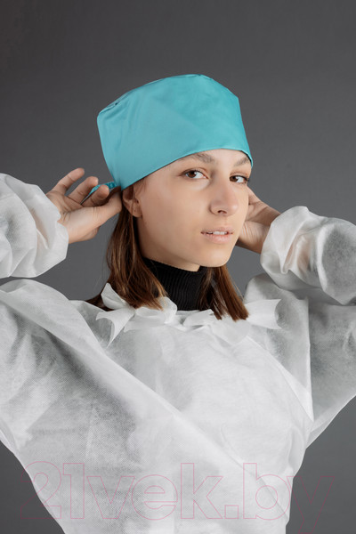 Изображение товара Набор шапочек рабочих Sled Хлопок (One Size, бирюзовый, 3шт)