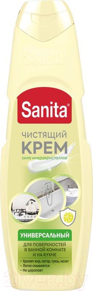 Изображение товара Универсальное чистящее средство SANITA Сицилийский лимон (600г)