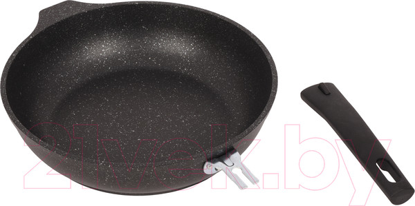 Изображение товара Сковорода Kukmara смт26604а (темный мрамор)