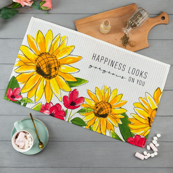 Изображение товара Полотенце Доляна Happiness Looks / 5423138
