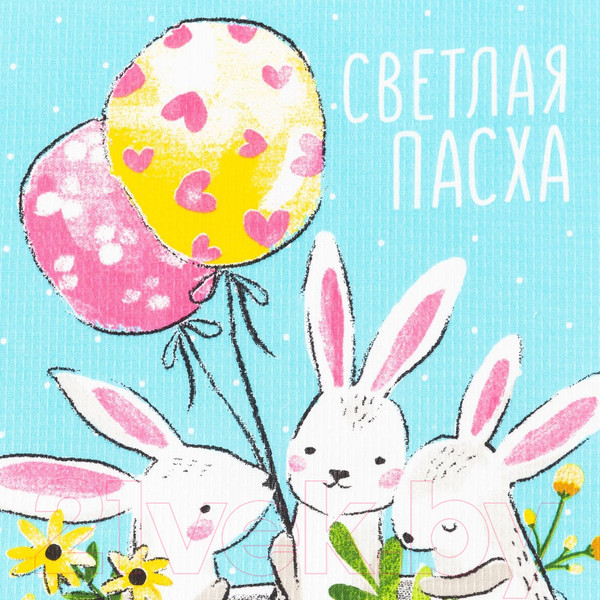 Изображение товара Набор полотенец Доляна Пасхальные забавы / 5511236