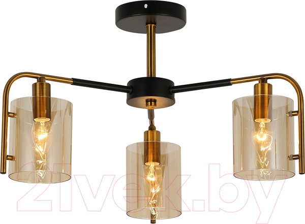 Изображение товара Люстра ESCADA 671/3P (черный/золото)
