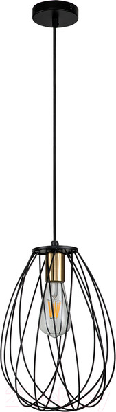 Изображение товара Потолочный светильник ESCADA 10180/1S (черный/латунь)