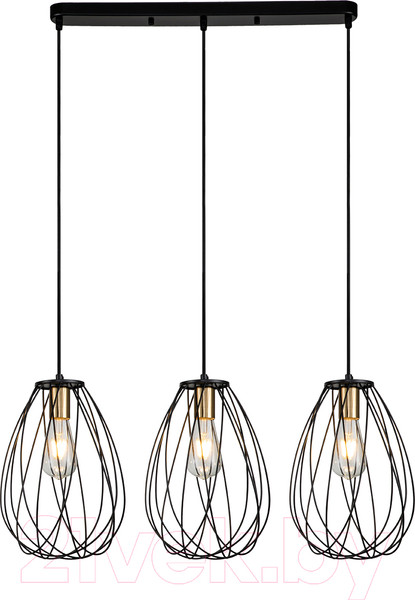 Изображение товара Потолочный светильник ESCADA 10180/3S (черный/латунь)