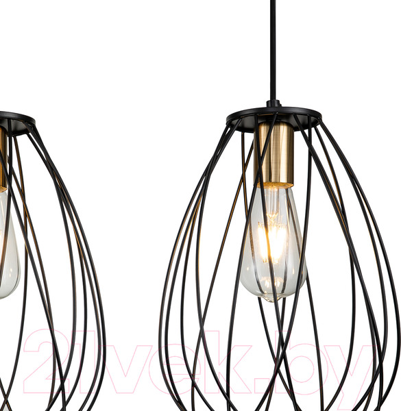 Изображение товара Потолочный светильник ESCADA 10180/3S (черный/латунь)