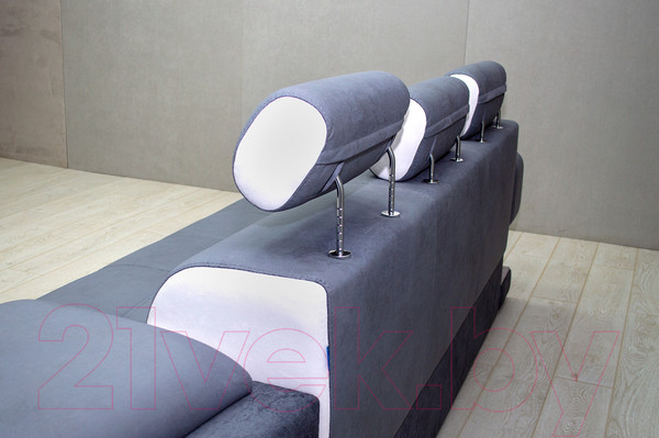 Изображение товара Диван угловой Петрамебель Марсель люкс модульный левый (светло-серый/светло-серый глори 23)