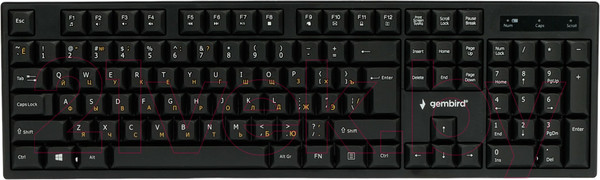 Изображение товара Комплект клавиатура и мышь Gembird KBS-6000 (черный)