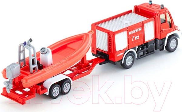 Изображение товара Автомобиль игрушечный Siku Пожарная Mercedes с катером / 1636