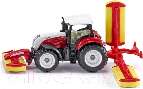 Изображение товара Трактор игрушечный Siku Steyr с газонокосилкой Poettinger / 1672