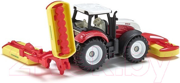 Изображение товара Трактор игрушечный Siku Steyr с газонокосилкой Poettinger / 1672