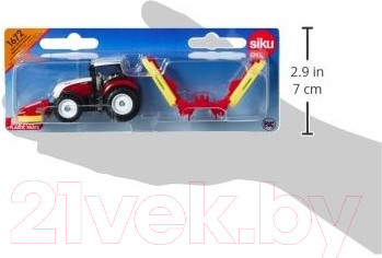 Изображение товара Трактор игрушечный Siku Steyr с газонокосилкой Poettinger / 1672