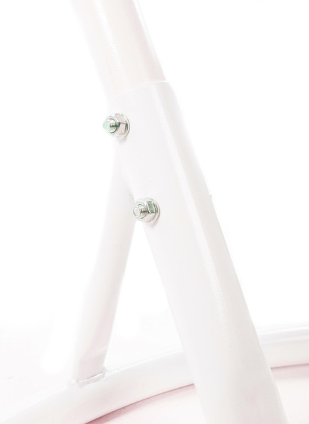 Изображение товара Кресло подвесное M-Group XL / 11120108 (белый ротанг/розовая подушка)