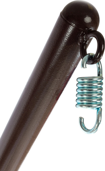 Изображение товара Кресло подвесное M-Group XL / 11120202 (коричневый ротанг/бордовая подушка)