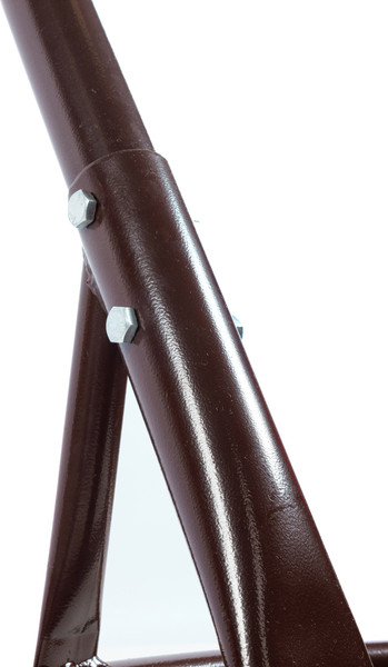 Изображение товара Кресло подвесное M-Group XL / 11120202 (коричневый ротанг/бордовая подушка)