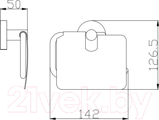 Изображение товара Держатель для туалетной бумаги Slezak RAV COA0400Z