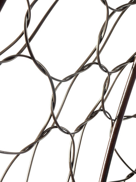 Изображение товара Кресло подвесное M-Group XL / 11120210 (коричневый ротанг/синяя подушка)