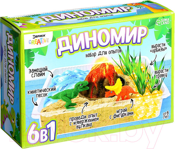 Изображение товара Набор для опытов Эврики Диномир / 6946416