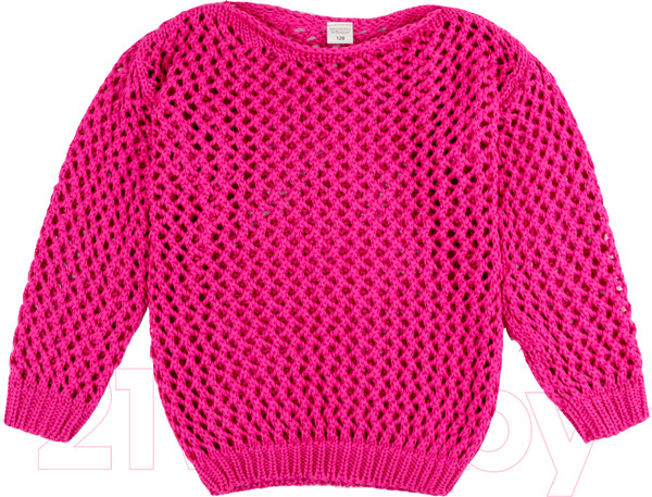 Изображение товара Джемпер детский Amarobaby Knit Trend / AB-OD21-KNITT2602/06-128 (розовый, р.128)