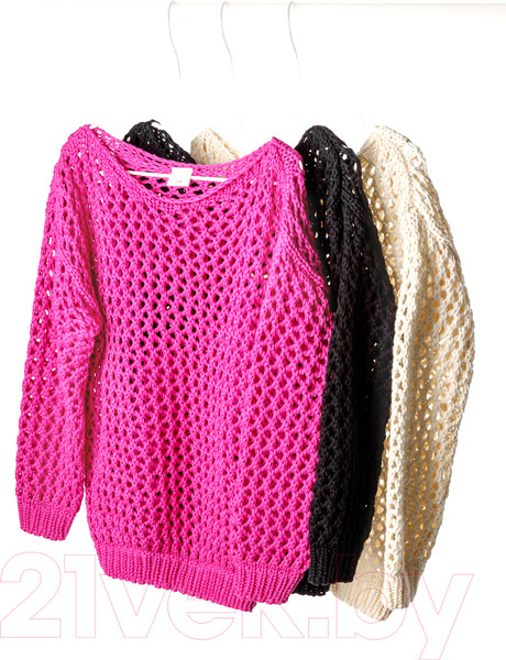 Изображение товара Джемпер детский Amarobaby Knit Trend / AB-OD21-KNITT2602/06-128 (розовый, р.128)