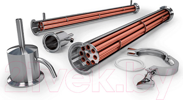 Изображение товара Дистиллятор бытовой Helicon Союз New 2.0 1.5 дюйма (37л, трубки медь)