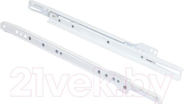 Изображение товара Комплект направляющих мебельных AKS Роликовые L-350 (белый)