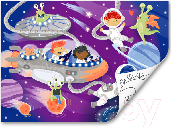 Изображение товара Развивающая игра Hape Космические друзья 2 в 1 / E1644_HP