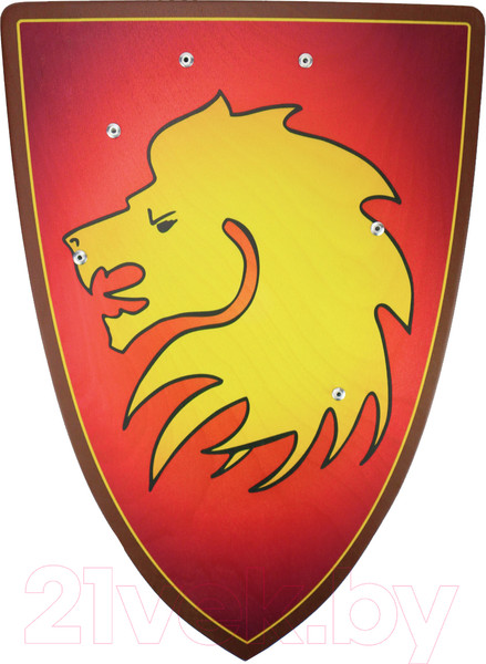 Изображение товара Щит игрушечный Древо Игр Треугольный Голова льва / DI-S04