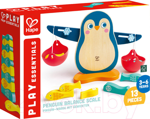 Изображение товара Развивающий игровой набор Hape Балансир Пингвин / E1074_HP