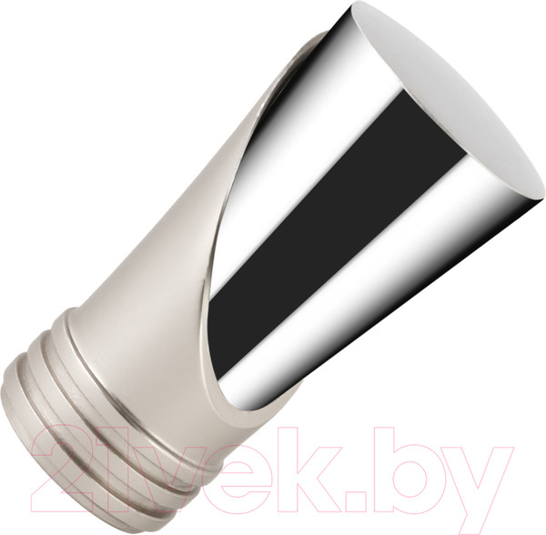 Изображение товара Набор наконечников для карниза АС ФОРОС Вега D16 (2шт, сатин/хром)